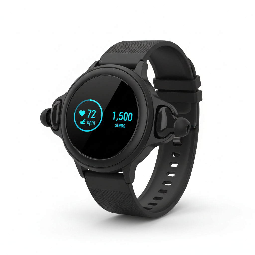 2-in-1 Smart Watch & Earbuds