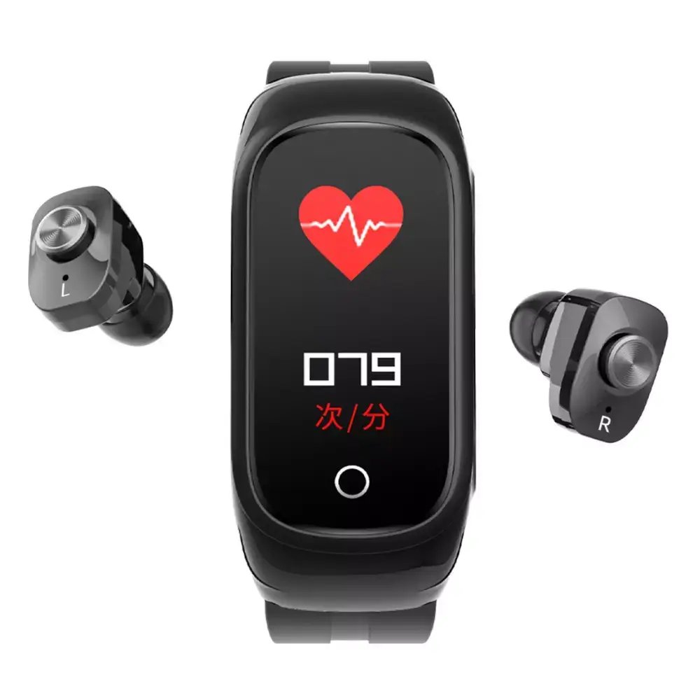 2-in-1 Smart Watch & TWS Earbuds Fitness Combo — Wireless & True Wireless