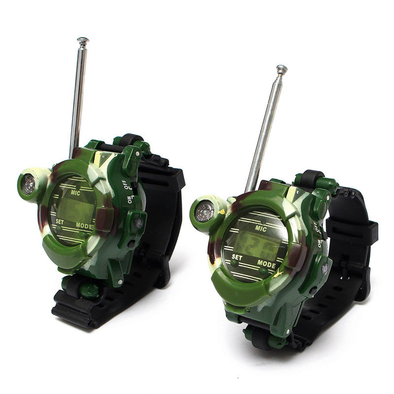 Camo 7-in-1 Parent-Child Walkie Talkie Toy Watch