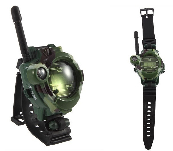 Camo 7-in-1 Parent-Child Walkie Talkie Toy Watch