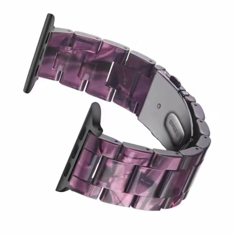 Resin Apple Watch Band — 46 Colors, Fits iWatch Series 1–4 (38/40mm & 42/44mm)