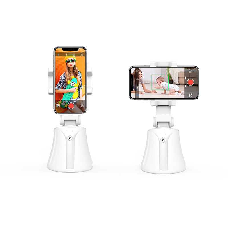 360° Auto-Rotating Smartphone Stand with AI Face Tracking — Hands-Free