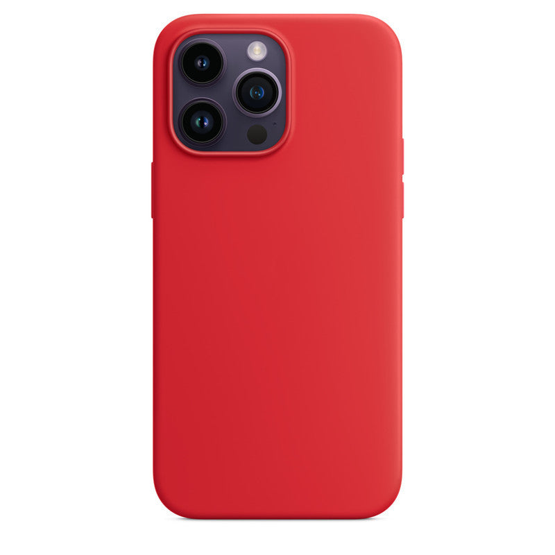 Liquid Silicone MagSafe iPhone 14 Case — Shockproof, Magnetic, Multiple Colors