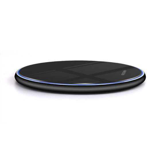 FDGAO 10W Metal Qi Wireless Charger with Mirror Finish
