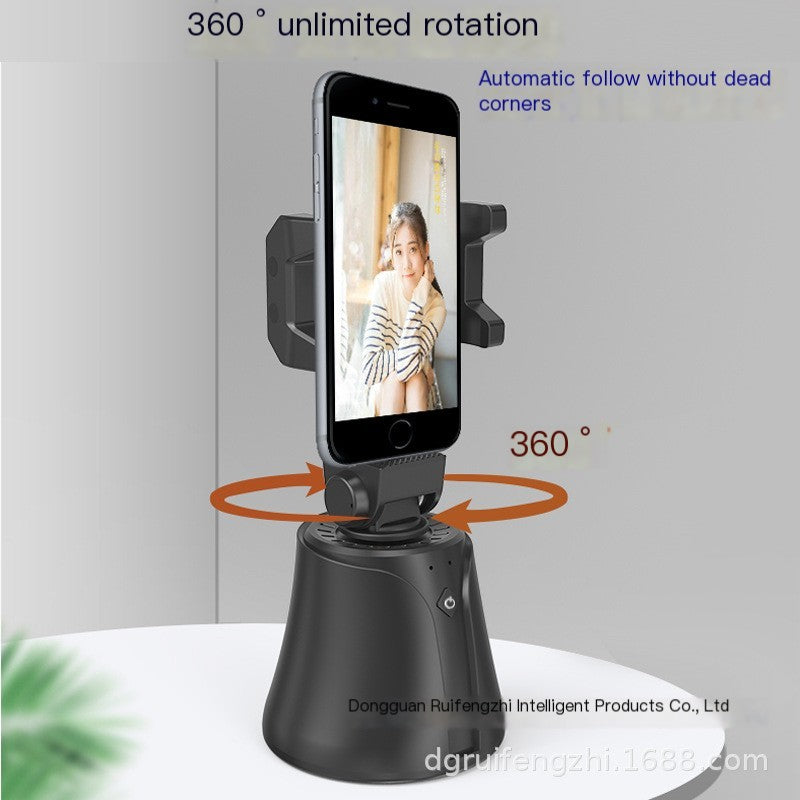 360° Auto-Rotating Smartphone Stand with AI Face Tracking — Hands-Free
