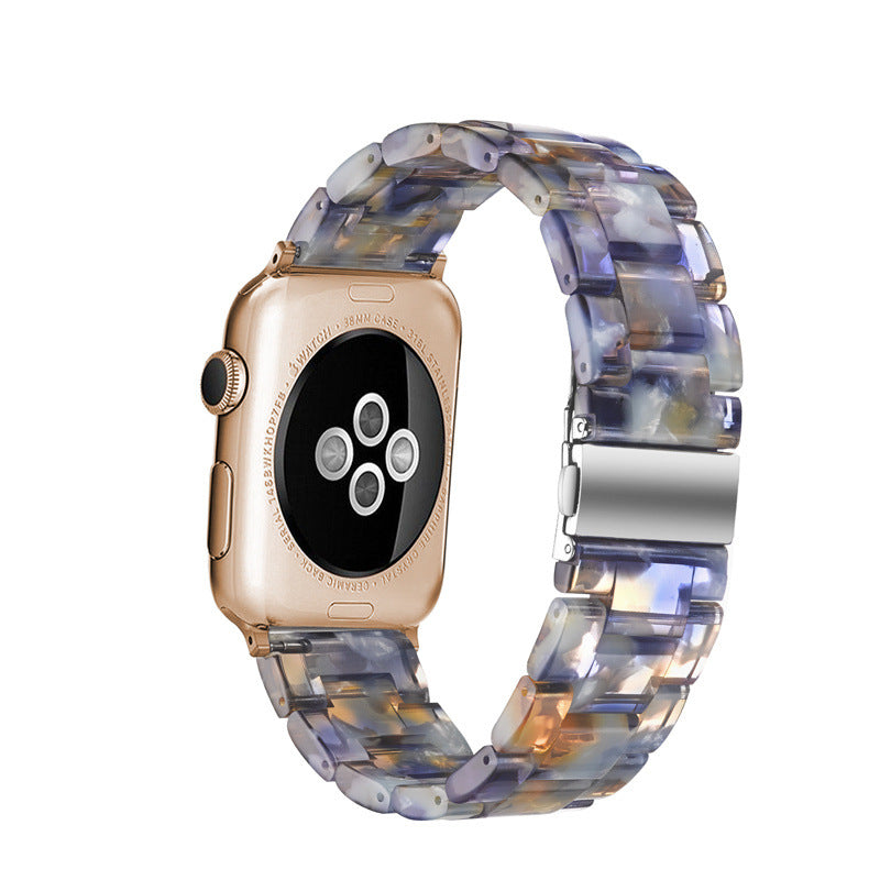 Resin Apple Watch Band — 46 Colors, Fits iWatch Series 1–4 (38/40mm & 42/44mm)