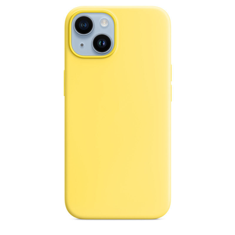 Liquid Silicone MagSafe iPhone 14 Case — Shockproof, Magnetic, Multiple Colors