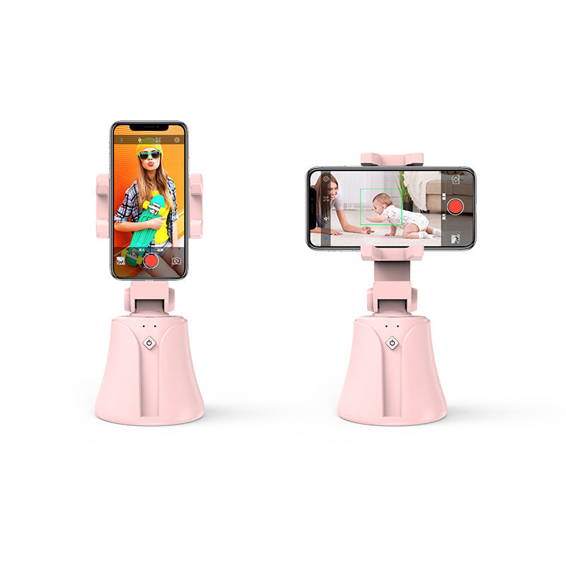 360° Auto-Rotating Smartphone Stand with AI Face Tracking — Hands-Free