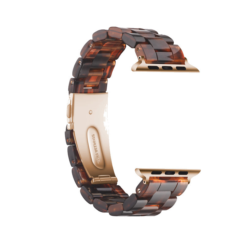 Resin Apple Watch Band — 46 Colors, Fits iWatch Series 1–4 (38/40mm & 42/44mm)