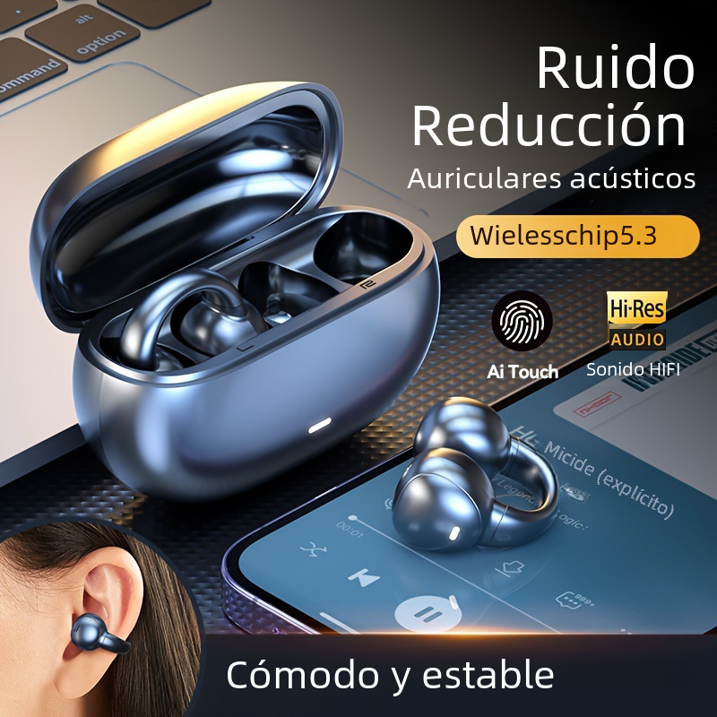 M55 Bone Conduction Bluetooth Earphones — Open-Ear Sports Headphones