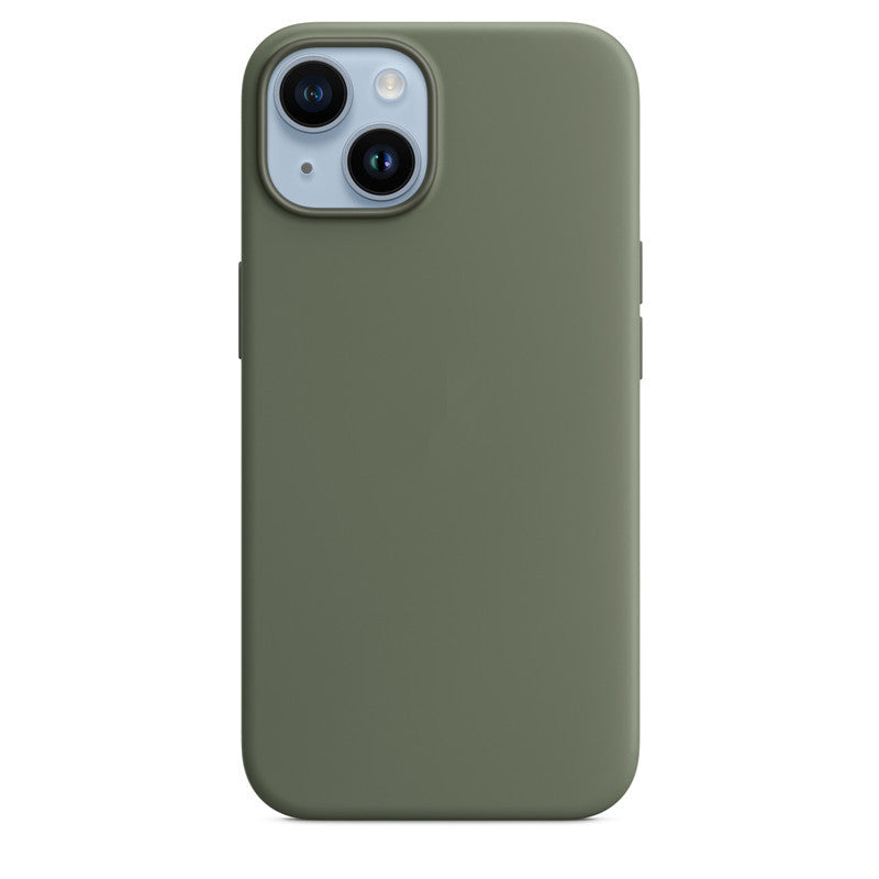 Liquid Silicone MagSafe iPhone 14 Case — Shockproof, Magnetic, Multiple Colors
