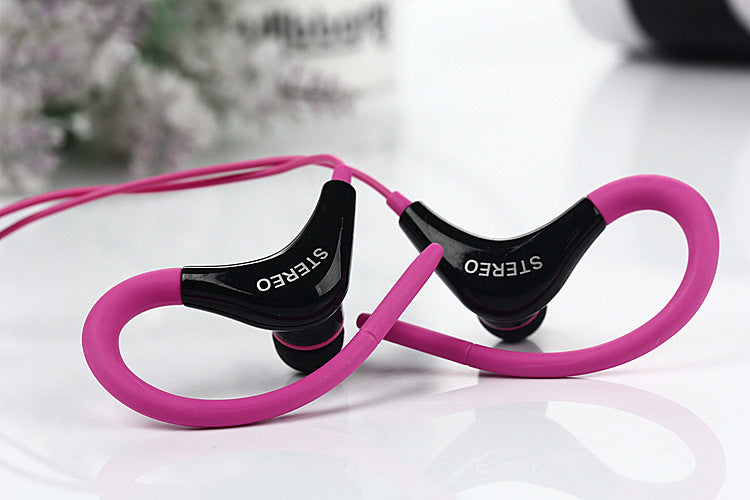 Universal Sports In-Ear Headphones with Mic — Ear Hook, 3.5mm
