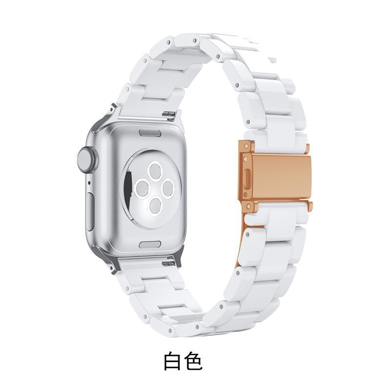 Resin Apple Watch Band — 46 Colors, Fits iWatch Series 1–4 (38/40mm & 42/44mm)