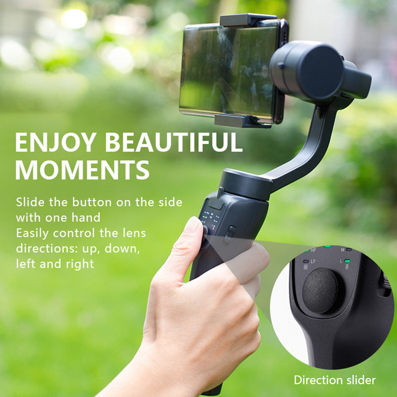 3-Axis Handheld Gimbal Stabilizer for Smartphones — Bluetooth, Anti-Shake