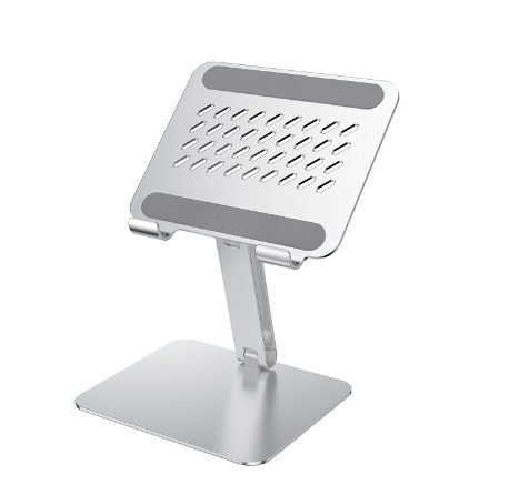 360° Swivel Aluminum Desktop Stand for Tablets & Laptops