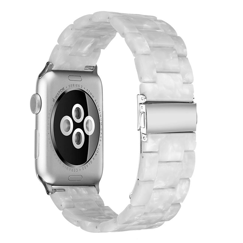 Resin Apple Watch Band — 46 Colors, Fits iWatch Series 1–4 (38/40mm & 42/44mm)