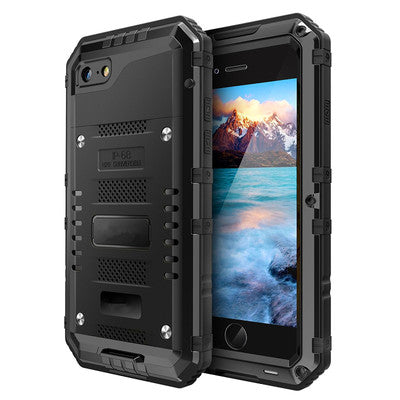 Waterproof iPhone Case — Metal & Tempered Glass, Dive-Ready Protection