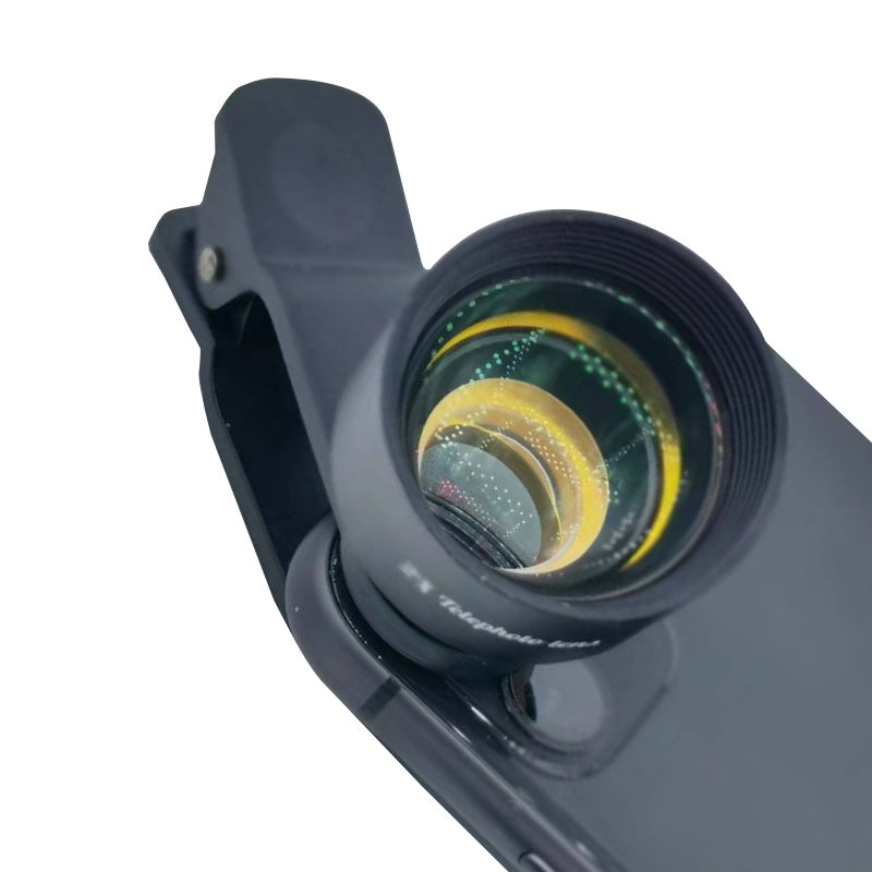 2X Telephoto Macro Clip-On Lens — 200mm–800mm Focus Range
