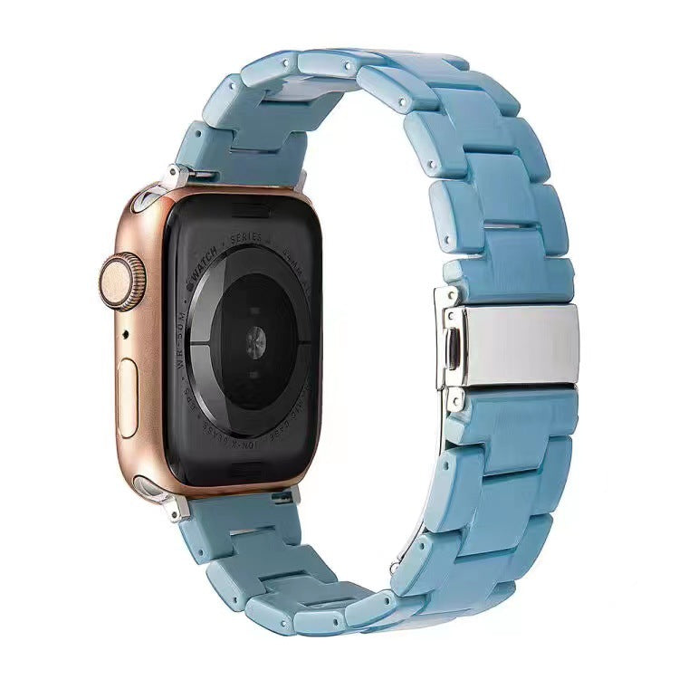 Resin Apple Watch Band — 46 Colors, Fits iWatch Series 1–4 (38/40mm & 42/44mm)