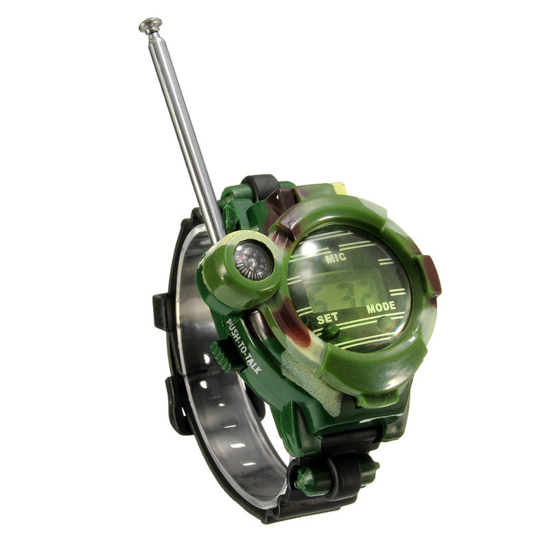 Camo 7-in-1 Parent-Child Walkie Talkie Toy Watch