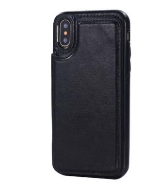 Card Holder Flip Phone Case for iPhone 8 & Samsung S8+