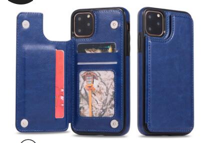 Card Holder Flip Phone Case for iPhone 8 & Samsung S8+