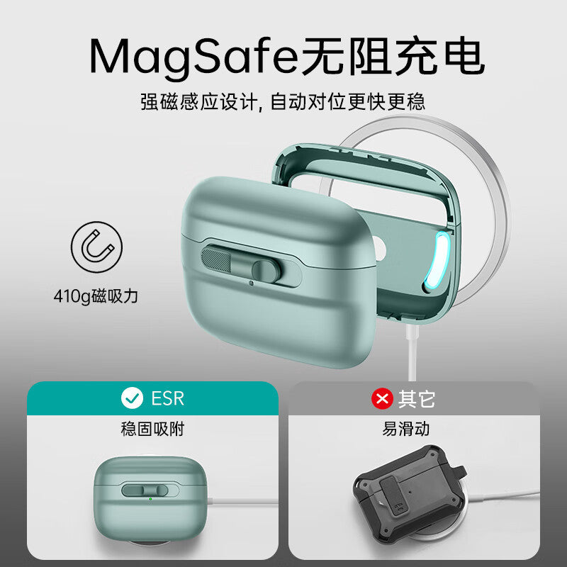 Magnetic AirPods Pro Case — 1st & 2nd Gen, 5 Colors