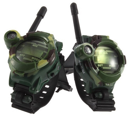 Camo 7-in-1 Parent-Child Walkie Talkie Toy Watch