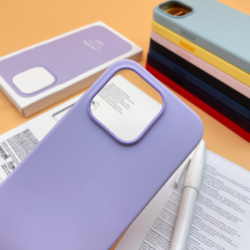 Liquid Silicone MagSafe iPhone 14 Case — Shockproof, Magnetic, Multiple Colors