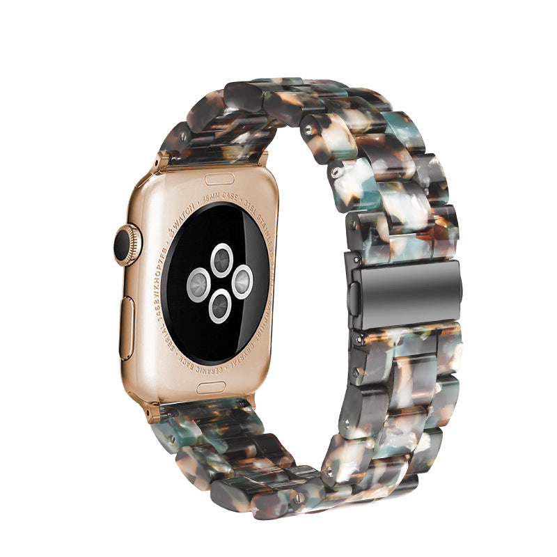 Resin Apple Watch Band — 46 Colors, Fits iWatch Series 1–4 (38/40mm & 42/44mm)