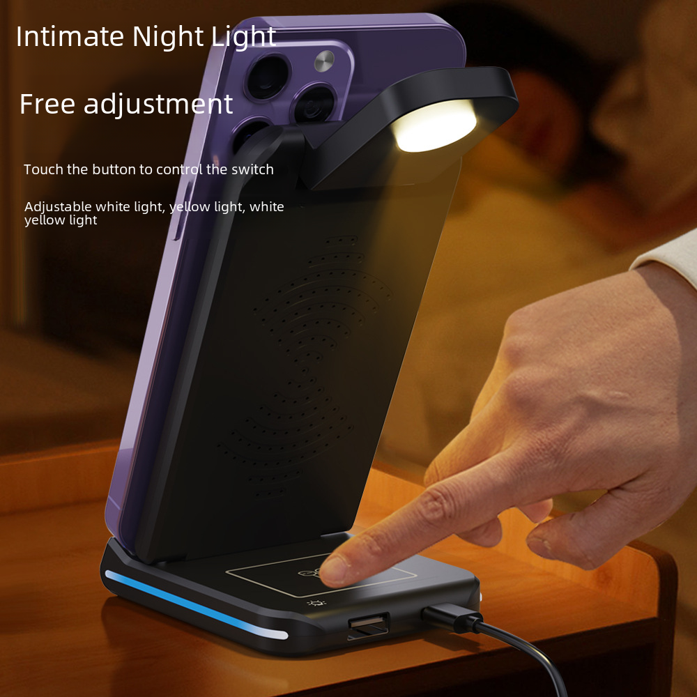 3-in-1 Wireless Charger Stand for Apple Devices 15W